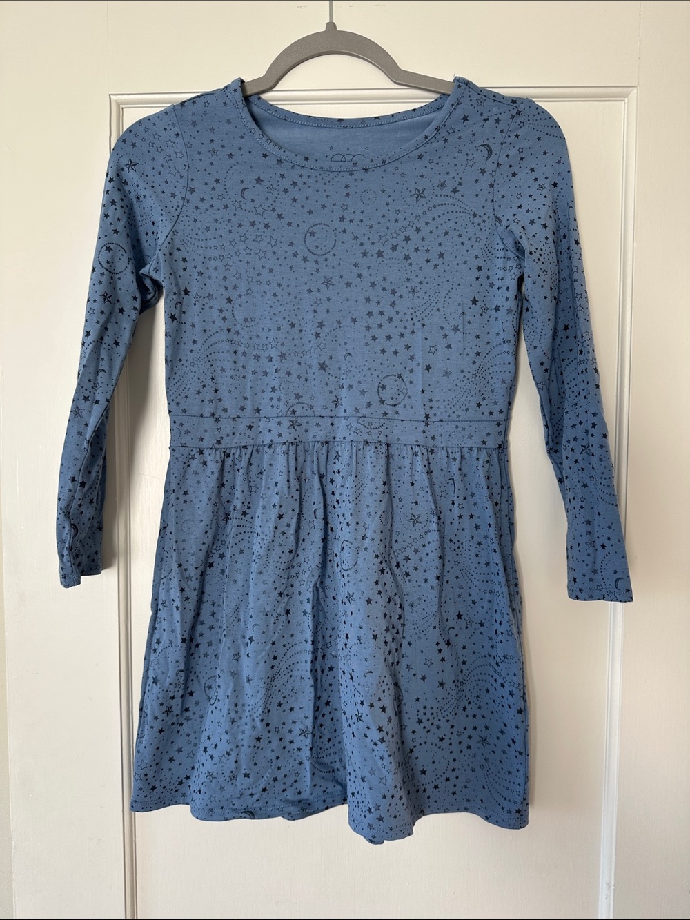 Egg New York NWOT ' Blue Star & Moon Long-Sleeve Dress